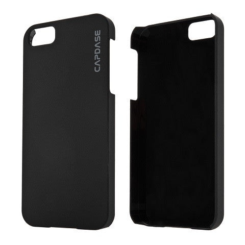 Capdase Karapace Jacket Touch Hard Back Case for iPhone 5 - Black