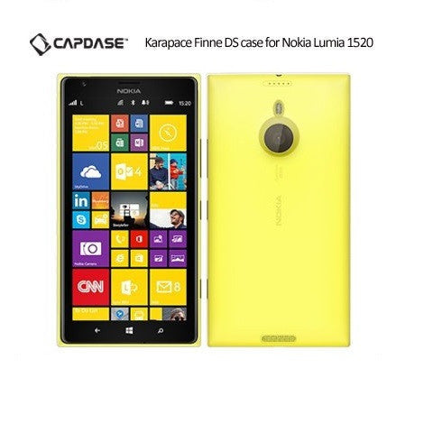 Capdase Karapace Jacket Finne DS Case for Nokia Lumia 1520 - Clear
