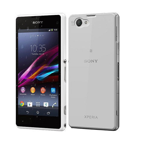 Capdase Soft Jacket Xpose Back Case Cover for Sony Xperia Z1 Compact - Tinted White