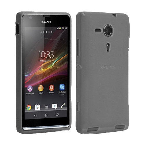 Capdase Soft Jacket Xpose Back Case for Sony Xperia SP - Tinted Black