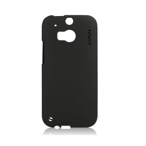 Capdase Soft Jacket Xpose Back Case Cover for HTC One M8 - Solid Black