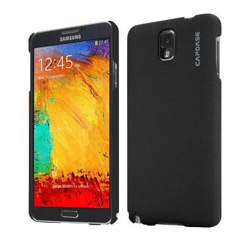Capdase Karapace Jacket Touch Hard Case for Samsung Galaxy Note 3 - Black