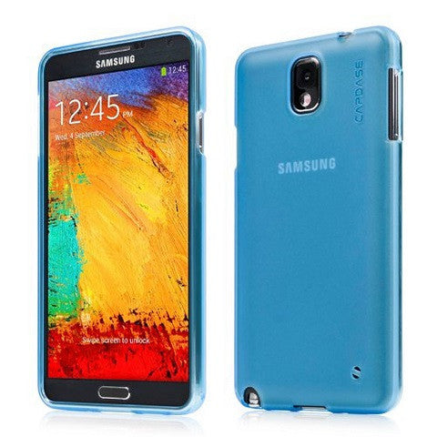 Capdase Soft Jacket Xpose Case for Samsung Galaxy Note 3 - Tinted Blue