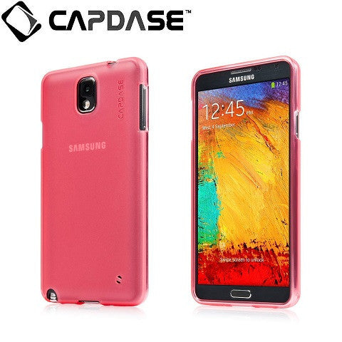 Capdase Soft Jacket Xpose Case for Samsung Galaxy Note 3 - Tinted Red