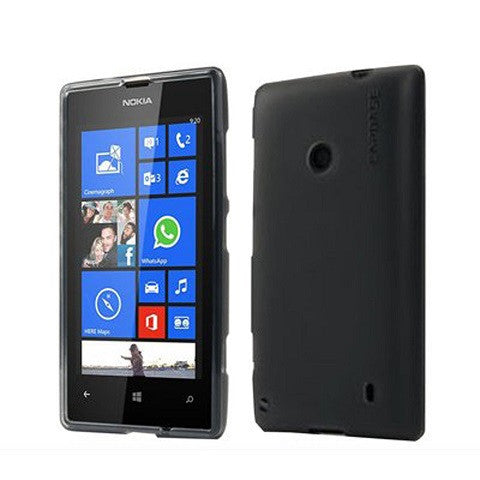 Capdase Soft Jacket Xpose back Case Cover for Nokia Lumia 520 - Solid Black