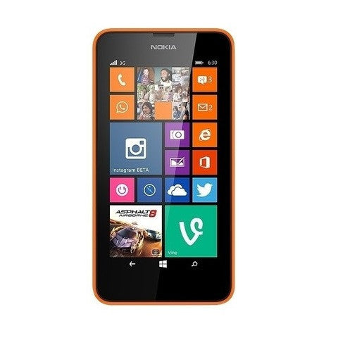 Nokia Lumia 630 - ( Bright Orange)
