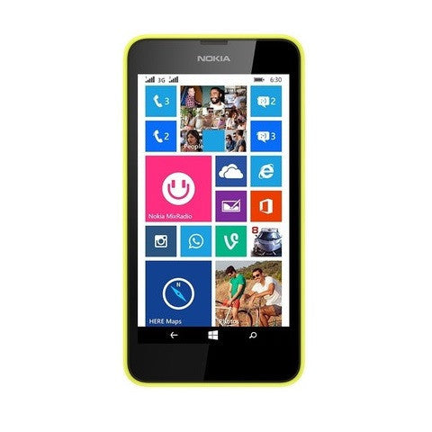 Nokia Lumia 630 - (Yellow) Dual Sim