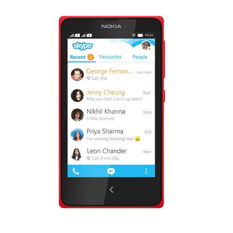 Nokia X Dual Sim - (Bright Red)