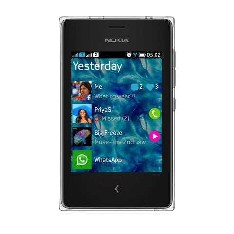 Nokia Asha 502 - (Black)