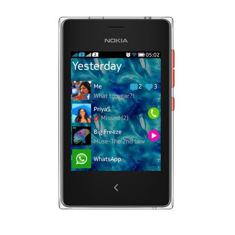 Nokia Asha 502 - (Red)