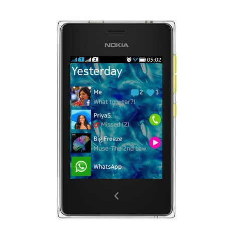 Nokia Asha 502 - (Yellow)