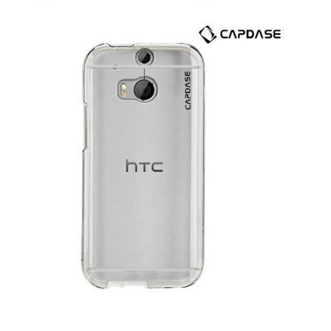 Capdase Karapace Jacket Finne DS hard back Case Cover for HTC One M8 - Clear