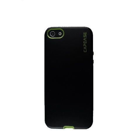 Capdase Soft Jacket Vika Back Case for Apple iPhone 5S / 5 - Black / Green